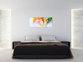 Tablou - Flori,pictură (120x50 cm)