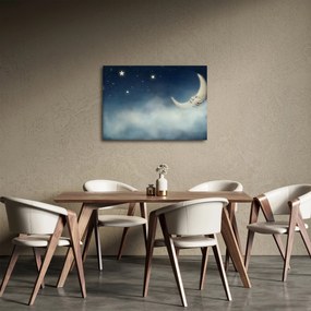 Tablou - Luna cu stele (70x50 cm)