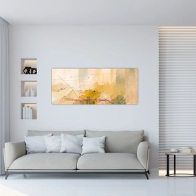Tablou - Abstract, pictură în ulei (120x50 cm)