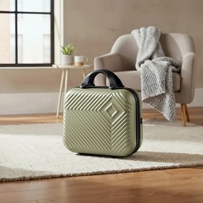 TraveLux Pro valiză manuală cu capac dur 28x36x16 cm verde măslin