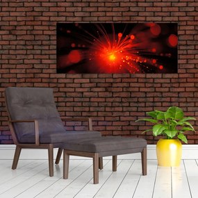 Tablou cu abstacție sclipire (120x50 cm)
