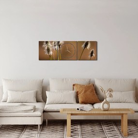 Tablou - Iarbă (cu ceas) (90x30 cm)