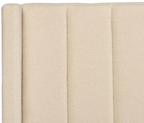 Pat matrimonial 140 cm Vue (boucle bej) (cu somieră). 1076452