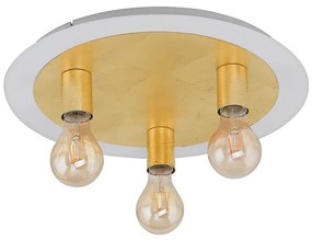 Eglo 97492 - Plafonieră LED PASSANO 3xE27/4W/230V, aurie
