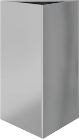 vidaXL Jardinieră de grădină, 50x43x75 cm, oțel galvanizat, triunghi