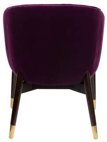 Fotoliu lounge catifea violet Dolly