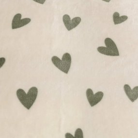 Cearsaf Cocolino microplus cu elastic HEARTINO 90x200 cm crem