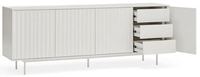 Comodă albă joasă 211x80 cm Sierra – Teulat