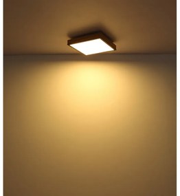Plafoniera LED cu aspect lemn design slim DORO 36W