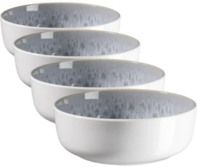 Mäser Set de farfurii adânci Lunaria Grey 18 cm, 4buc.
