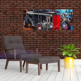 Tablou cu mașina veteran (120x50 cm)