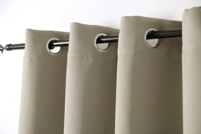 Draperie OXFORD 140x250 cm, bej deschis Agatat: Inele metalice