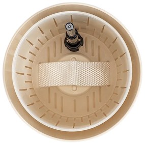 Plastia Ghiveci cu auto-apărare Tolita Air cream,16 cm diametru, diam. 16 cm