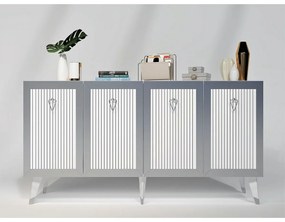 Dulap Bare White and Silver