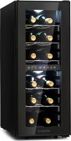 Klarstein Shiraz 12 Duo răcitor de vinuri Duo 2 zone 42L/12 sticle 5-12 / 12-18 °C Touch