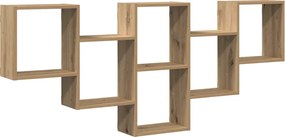 vidaXL Raft de perete, lemn artizanal, 159x18x66 cm, lemn prelucrat