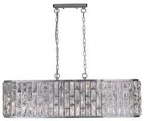 Searchlight 65818-8CC - Lustră suspendată BIJOU 8xE14/40W/230V