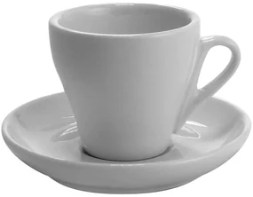 Banquet Ceaşcă cu farfurioară SQUARE ALBA 150 ml