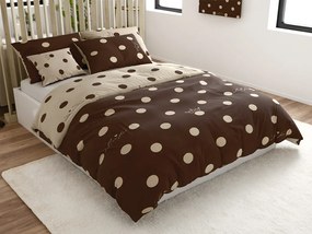 Lenjerie de pat din bumbac CROWN BLEND crem-maro Dimensiune lenjerie de pat: 70 x 90 cm | 140 x 200 cm
