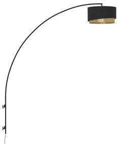 Aplică Eglo 390406 MANDERLINE 1xE27/40W/230V negru/auriu