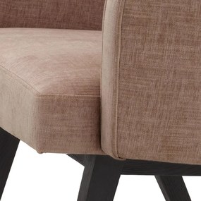 Scaun design LUX Locarno, Sisley pink