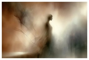 Tablou siluetă misterioasă în ceață