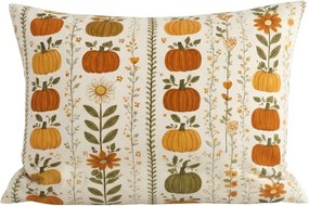 Husa de pernă din flanel PUMPKIN LINES 50x70 cm, colorat