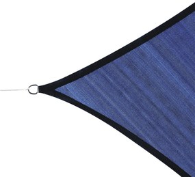 Outsunny Cort de umbra rectangular 6 x 4 m polietilena cu densitate mare Protectie UV Cu geanta de depozitare albastru | Aosom Romania