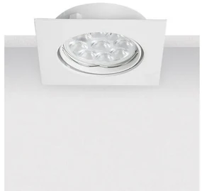 Spot incastrabil directionabil GU10 Deric alb