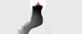 Tablou - Meditație în vârf (120x50 cm)