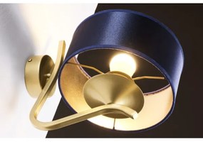 Jupiter 2115 - Aplică de perete KASZMIR 1xE27/15W/230V albastru/auriu