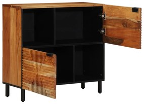 vidaXL Dulap, 80x33x75 cm, lemn masiv de acacia