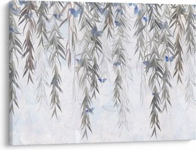 Tablou - Crenguțe de salcie cu fluturi (70x50 cm)