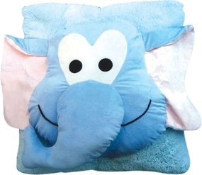 PROMOTIE Perna pentru copii CUDDLI FRIENDS 70x70 cm din plus - mai multe culori II. calitate Culoare: Albastru