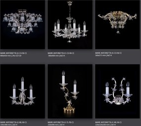 Candelabru Cristal Bohemia Exclusive 24 brate MARIE ANTOINETTA 02-CH