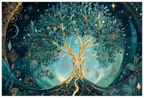 Tablou – Arborele vieții în univers (90x60 cm)