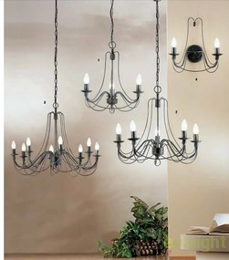 Candelabru XL 16 brate diametru 140cm Vela LU 1531/16 OR