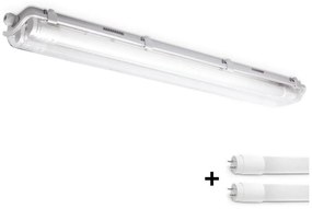 Corp de iluminat LED industrial T8 2xG13/9W/230V 4000K IP65 67,5 cm