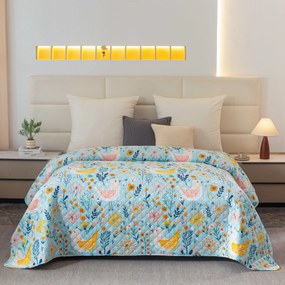 Cuvertura de pat SPRING TWEET, colorată Dimensiune: 170 x 210 cm