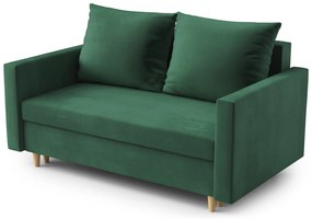 Canapea două locuri Louis (verde închis). 1065639