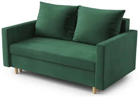 Canapea două locuri Louis (verde închis). 1065639