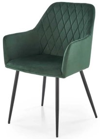 Scaun de bucătărie Kinzie, verde închis