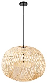 Lustră pe cablu Nordlux HISOKA 1xE27/40W/230V negru/bambus