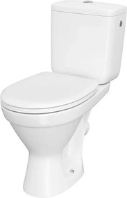 Set vas WC pe pardoseala 698 Cersanit Cersania II rezervor 010 si capac softclose alb