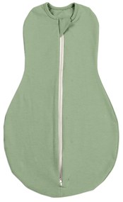 Sistem de infasat cu fermoar dublu Kidizi SnugPod Green S, pentru nou-nascuti 2.6-5 kg, 0.5 tog