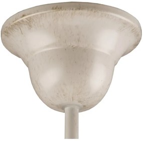 Lustră LED pe tijă Brilagi ANTICO 1xE27/60W/230V alb patină