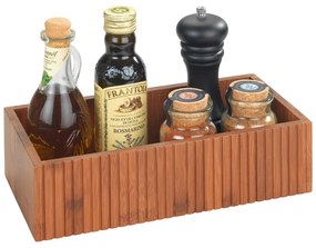 Cutie de depozitare în culoare naturală din bambus 30x15x8 cm Mera – Wenko