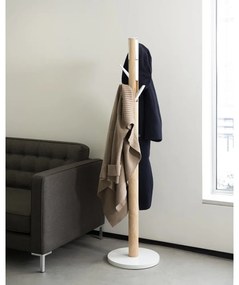 Cuier din lemn de arbore de cauciuc alb-natural Flapper – Umbra