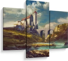 Tablou - Castelul medieval (90x60 cm)