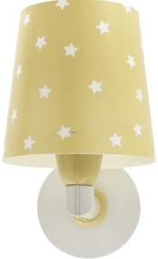 Aplică pentru copii STAR LIGHT 1xE27/60W/230V galbenă Dalber 82219A